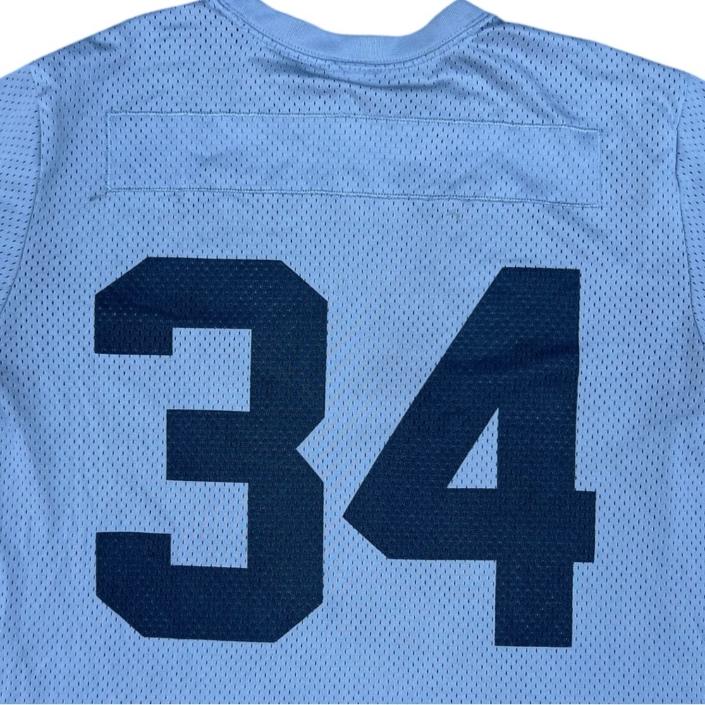 🏀 Nike Men’s Mesh Jersey Shirt #34 Light Blue Size L - Picture 7 of 7